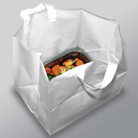 Custom Printed Takeout Plastic Bags