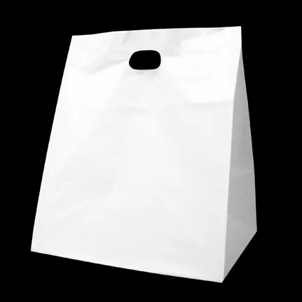 Choice 15 x 19 2.25 Mil Printed Plastic Merchandise Bag with Die Cut  Handle - 500/Case