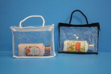 Vinyl Bags with Zipper & Rople Handle | Custom Vinyl Bags